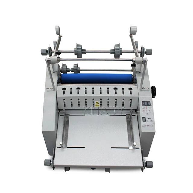 digital steel roller small laminator laminating machine for printing shop office