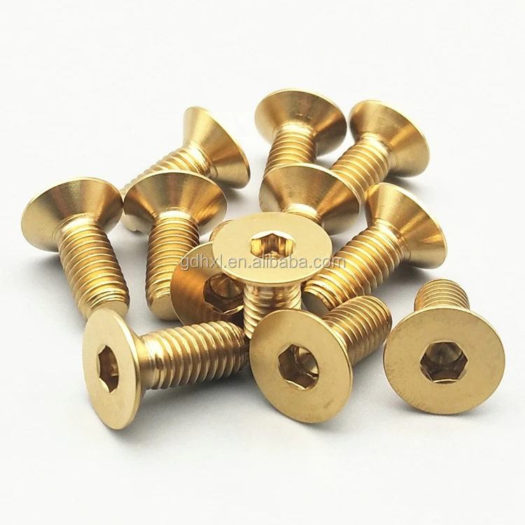 DIN 933 m3 m4 m5 brass screw brass hex head bolt brass bolts and nuts