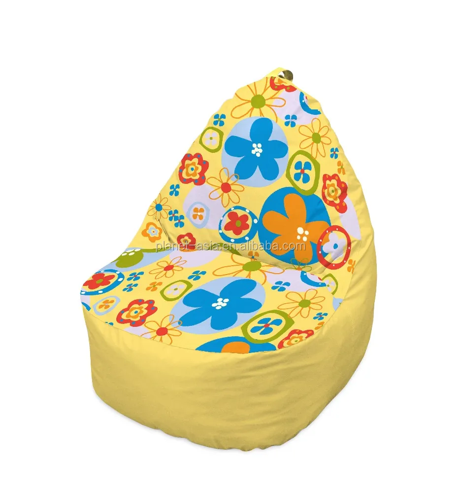wholesale customizable lovely pattens cute beanbag chair for kids