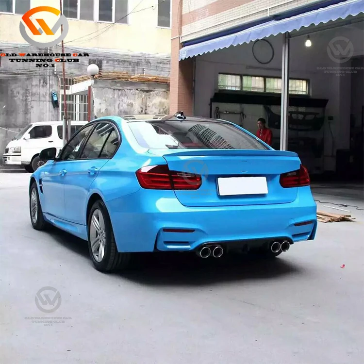 Нижний задний угольный диффузор спойлер 3-Series F30 12-14 м производительный стиль