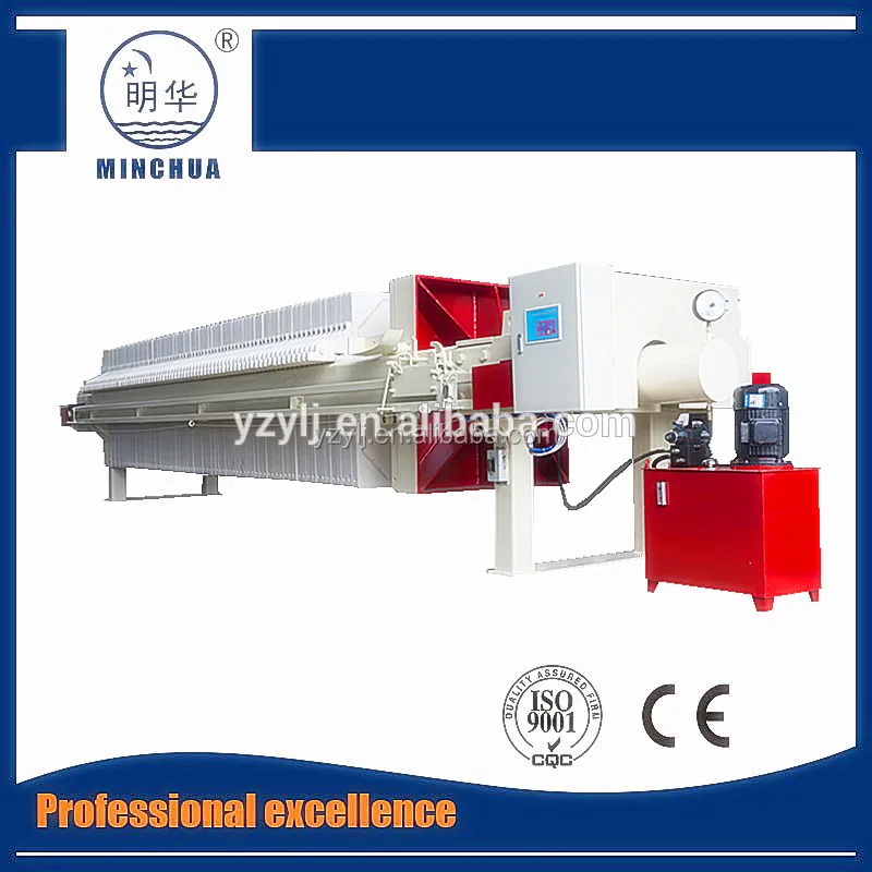
Solid liquid separation plate and frame filter press 