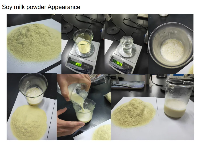 
Instant Soy Milk Powder Soybean Milk Powder No Sugar No bean taste, dehull, enzyme deactivated powder 