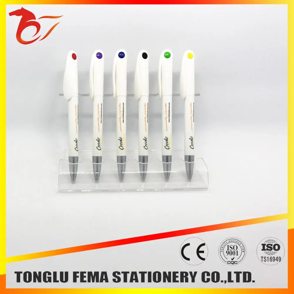  Рекламная ручка с индивидуальным логотипом Fema клиента на складе