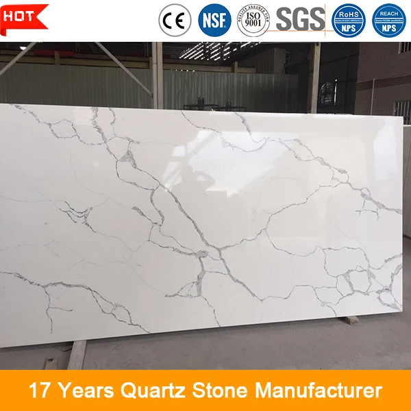 
New style calacatta engineered stone quartz for Interior design 