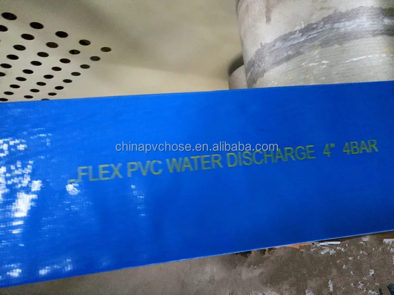 6Bar Agricultural Irrigation PVC Layflat Water Pump Discharge Hose Pipe