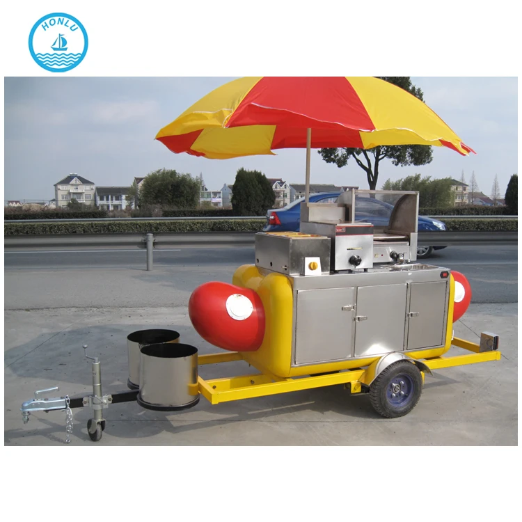 Most Durable Hot Dog Trailers Mobile Food Carts For Sale With Ce Approved Bbq Popsicle Food Cart