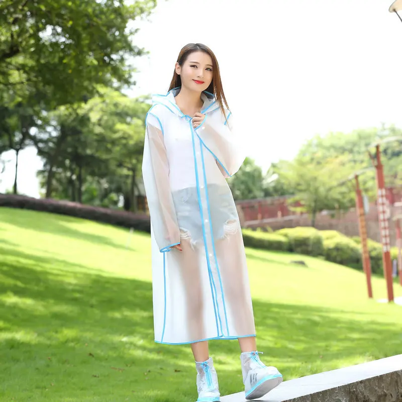 
waterproof eva adult plastic raincoats 