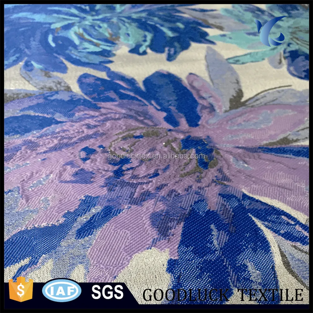 Flower Brocade Dress Fabric For Wedding