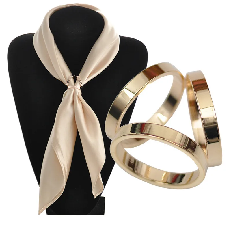 Шёлковые ювелирные аксессуары, кольцо зажим для шаль, трициклическая Пряжка для шарфов (60810434923)