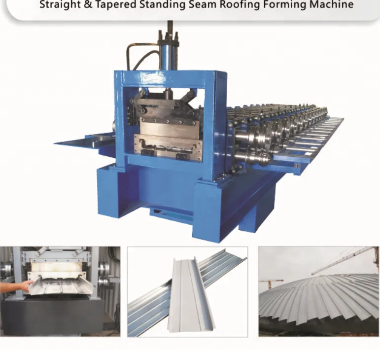Standing seam metal roof machine clip lock standing seam machine standing seam sheeting machine