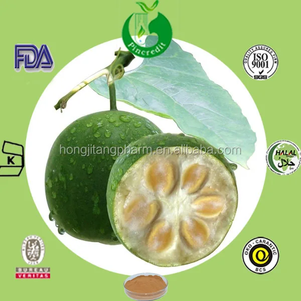 
monk fruit sweetener , luo han guo sweetener fruit extract 