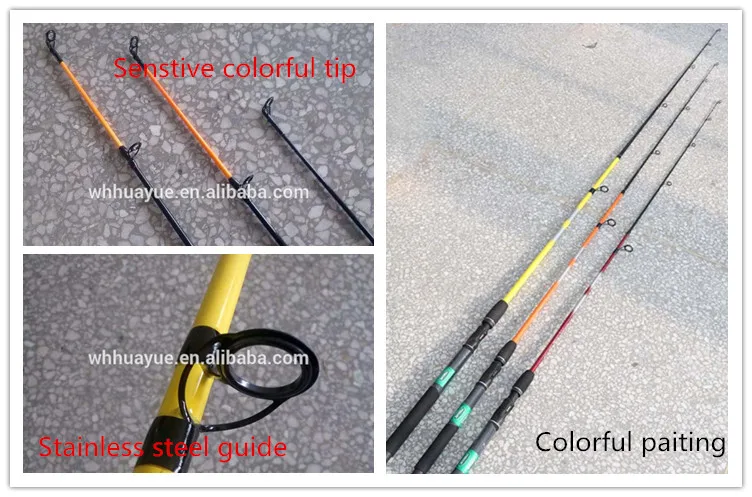 Fishing equipment rods fibreglass rod spining rod