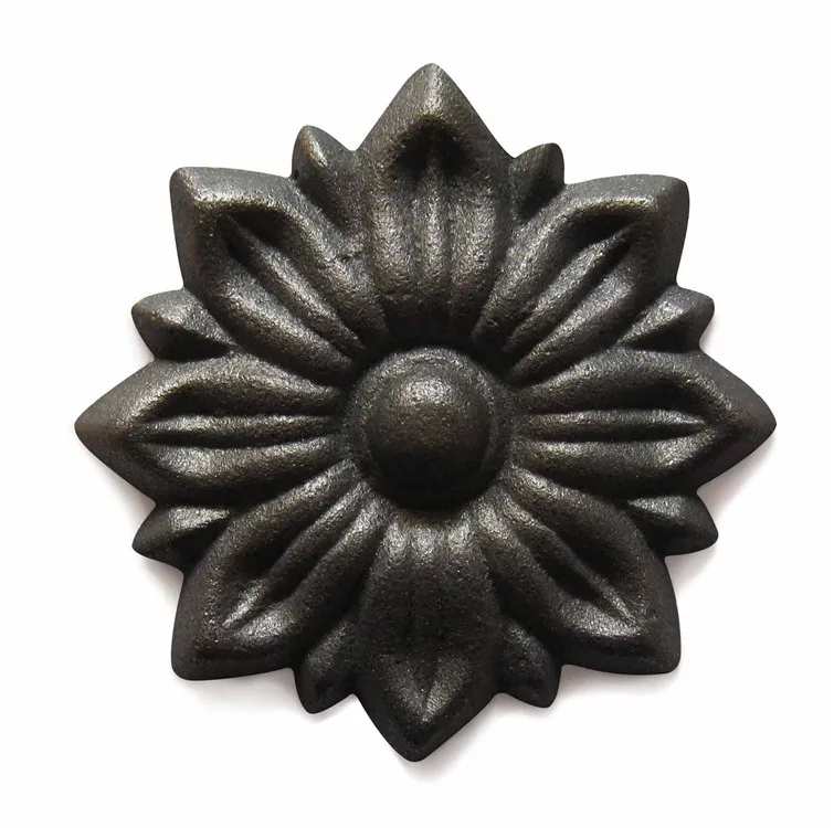 Cast Iron art metal flower leaves animal for house gate decoration