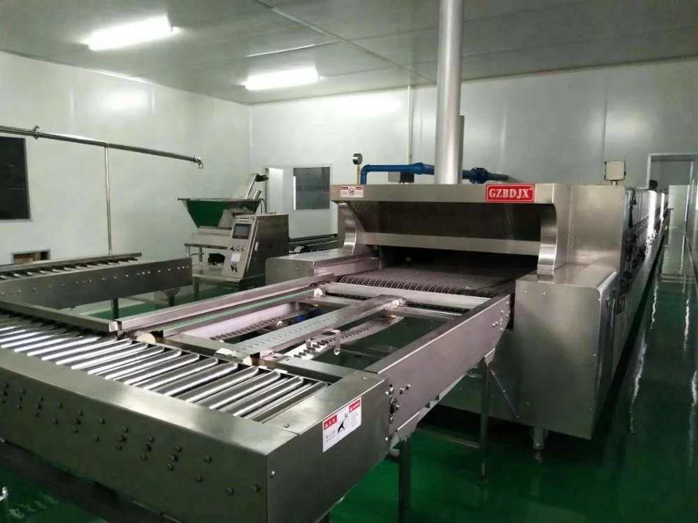 Bossda supply high temperature resistant with stainless steel mesh belt  built-in oven for baking bread cake