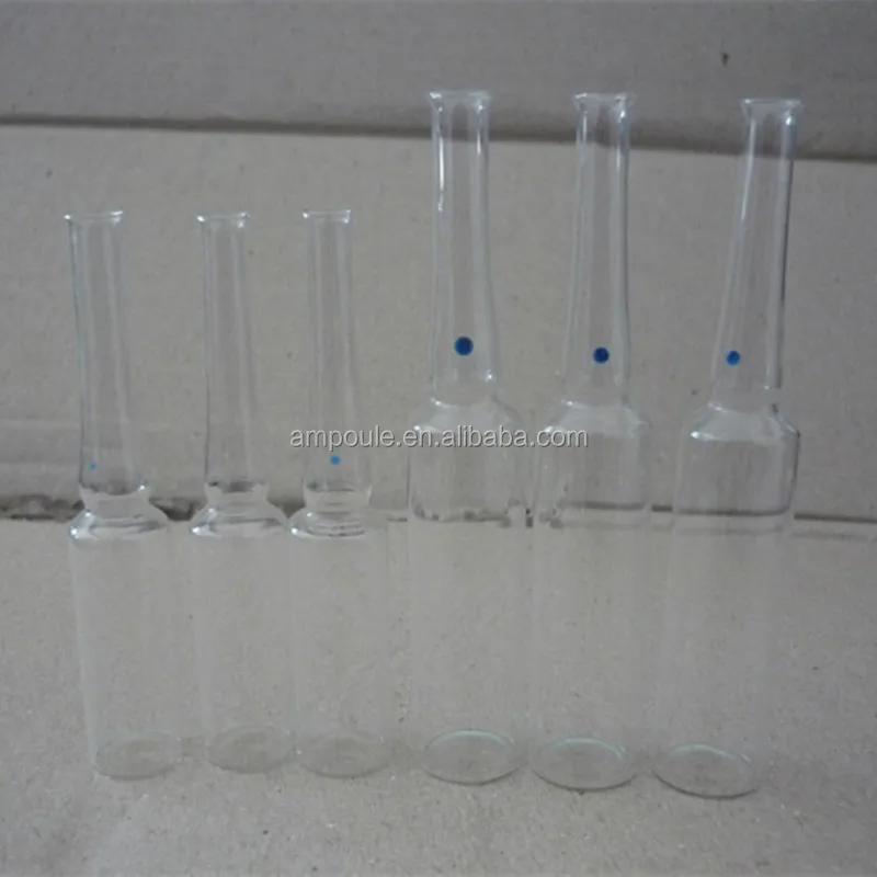 ISO and YBB 1ml/2ml/3ml/5ml Glass Ampoule Injection Ampoule