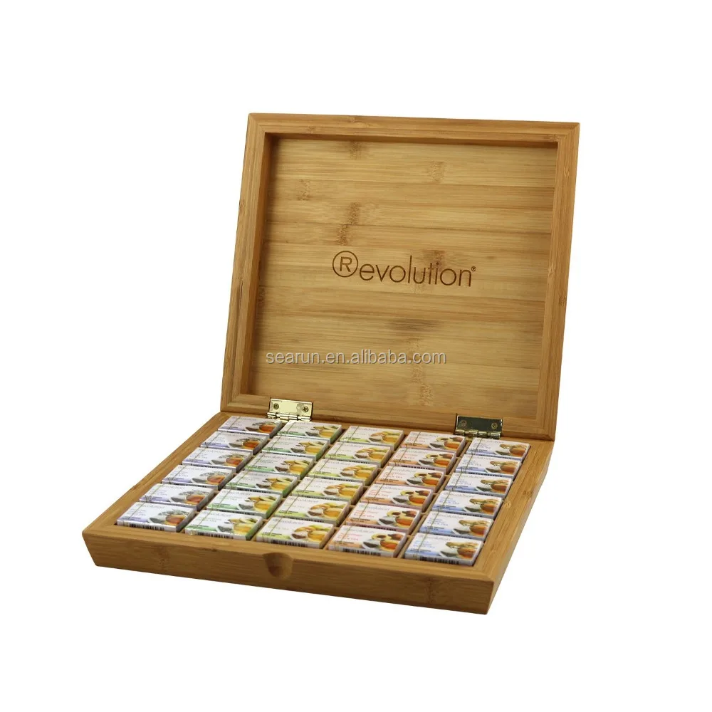 bamboo wood tea gift box wooden packaging storage box