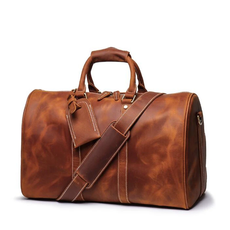 Классическая Дорожная Спортивная Сумка Dreamtop DTA487 в европейском стиле кожаная винтажная спортивная сумка crazy horse дорожная для