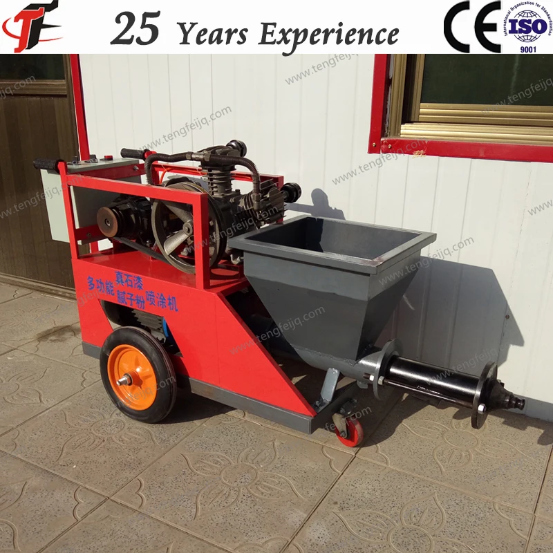 Cement mixing pumping screed grouting mortar spraying wall plastering rendering machine