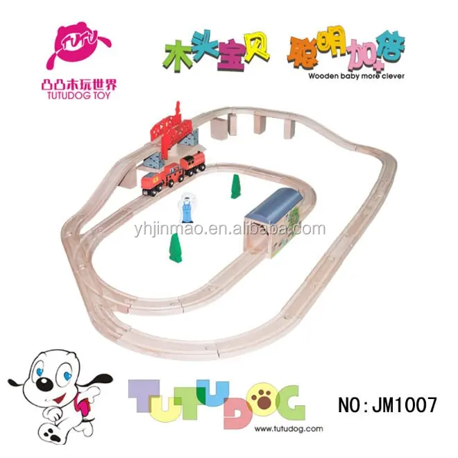 
Newest wood train track toys for children 