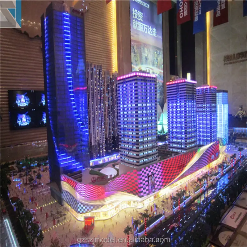 
Great Maquette ,2d Autocad Drawings Service with Scale model With LED lidghts for Real EState 