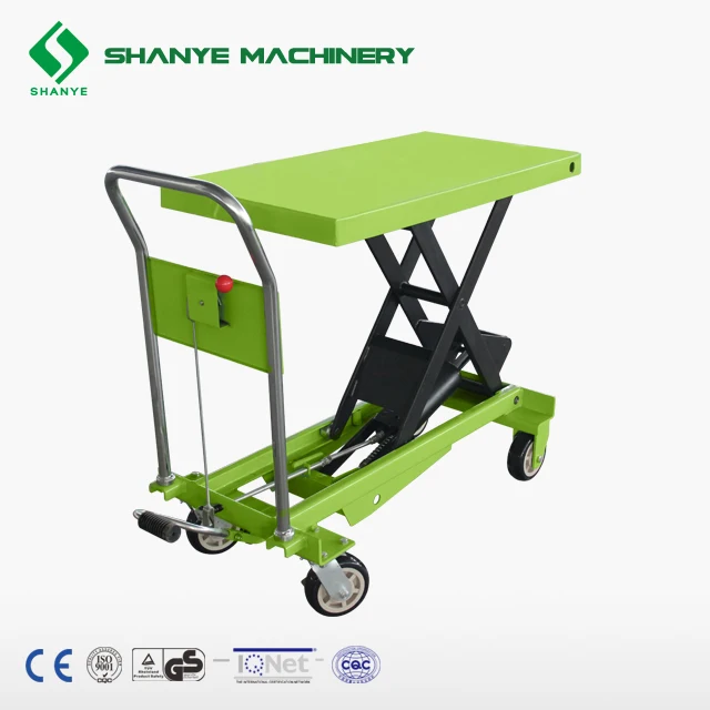 SHANYE SYTJ-100 Manual Hydraulic scissor lift table