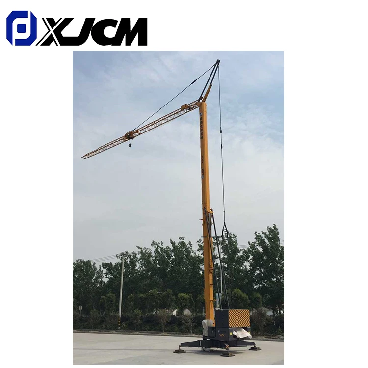 Construction Building Lift 3 Ton Mini Folding Tower Crane CE Provided Tower Crane Spare Parts Bearing Self Erecting Tower Crane