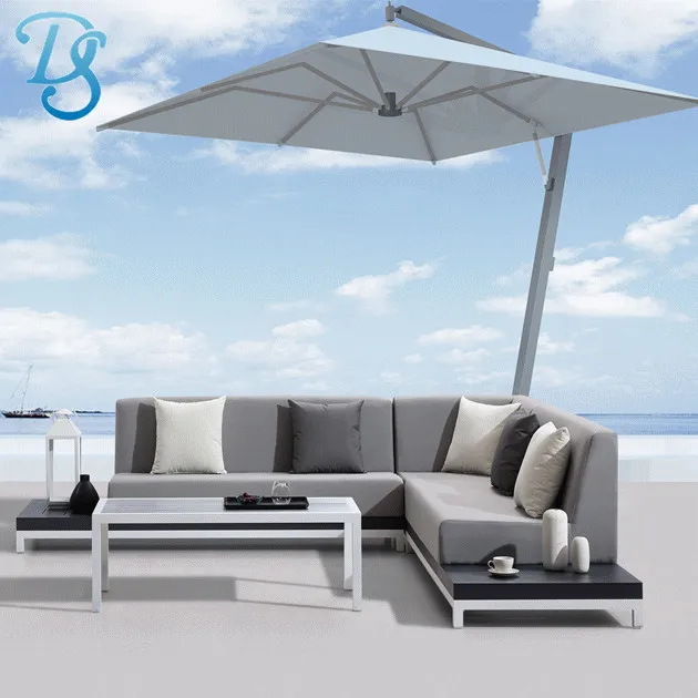 
Hot selling fabric outdoor sofa set Aluminium sofa set 