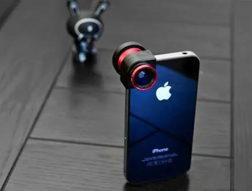 3 в 1 объектив рыбий глаз + широкоугольный макрообъектив + для Iphone 4 и Iphone 4S