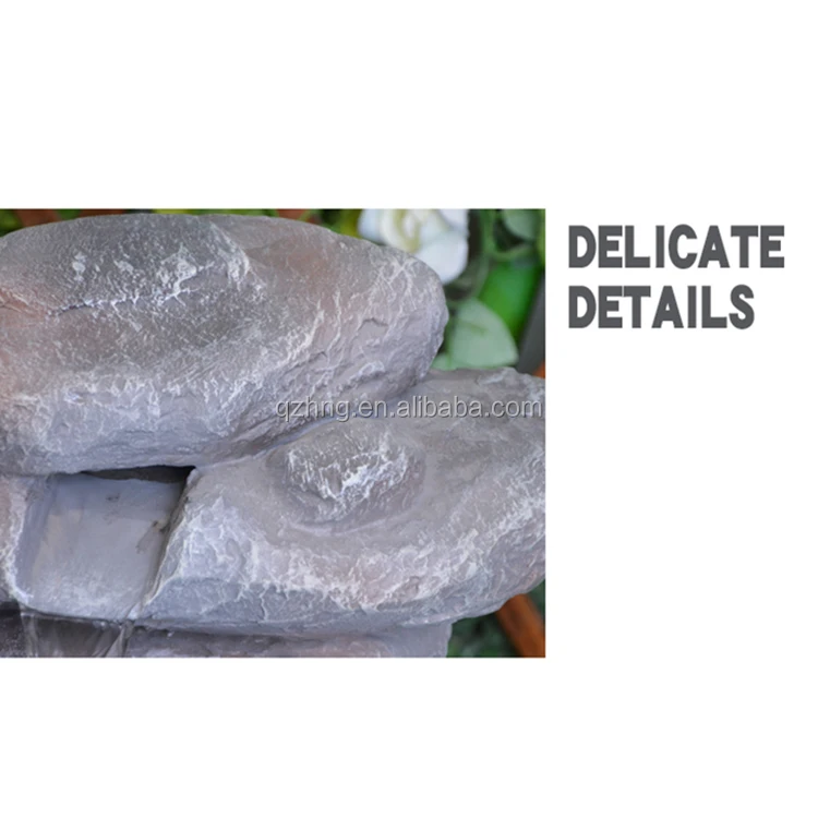 Outdoor modern fountain Nature Design Large Artificial Rock Water Fountain Stone Garden Products