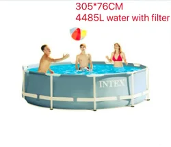 FHbiz Summer large fiber glass pool swimming pool intex bar endless outdoor adult inflatable jet toy nude swimming