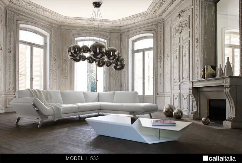 Top hot selling Modern White leather Sofa Designs for living room and villa
