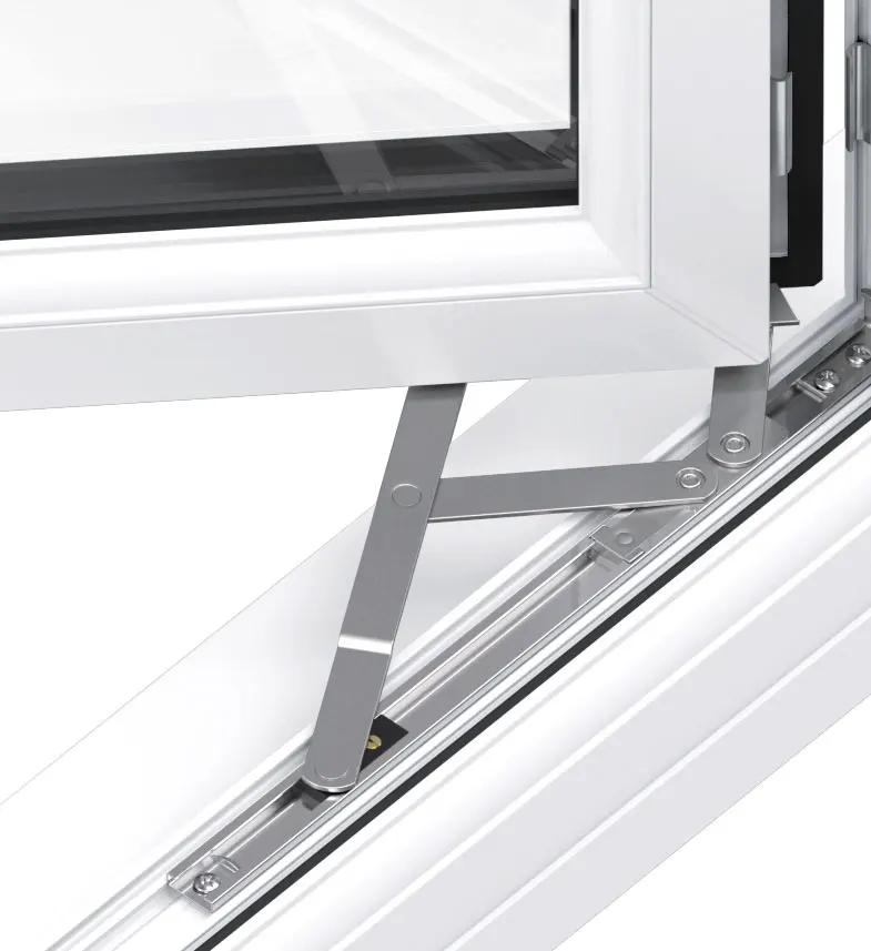 CE certificate aluminium single/double panel casement double glazed windows with cheap price