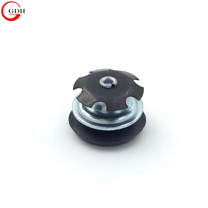 Black Round nylon Furniture Chair Swivel Glides