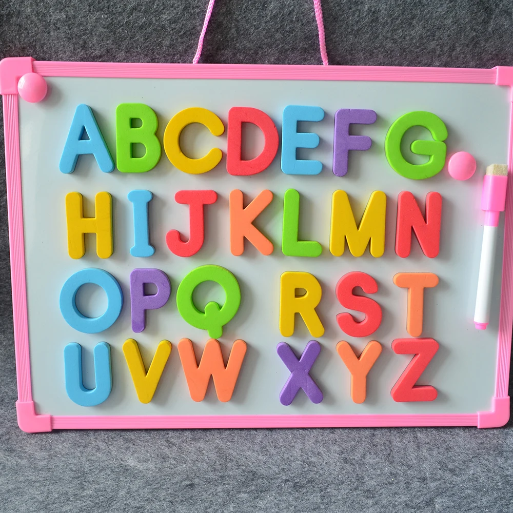 Rubber Magnets Fridge Magnetic EVA spanish alphabet eva foam play mat for kids acrylic alphabet letter
