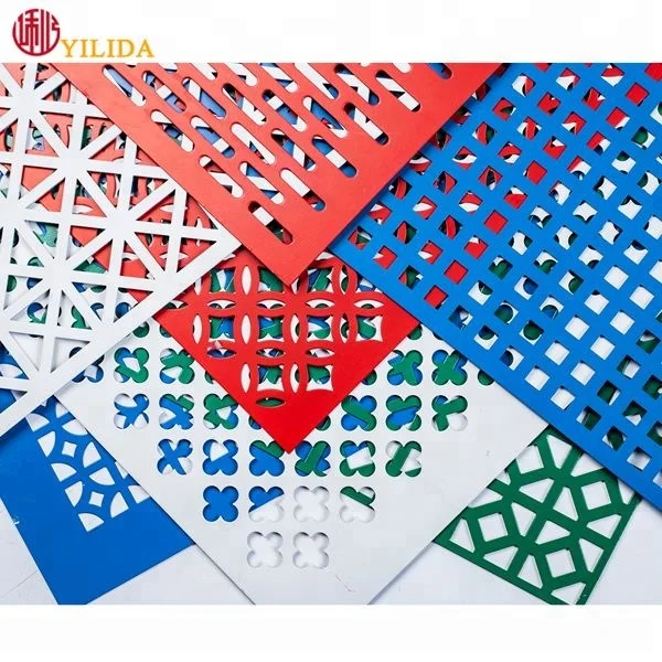 pvc plastic perforated sheet