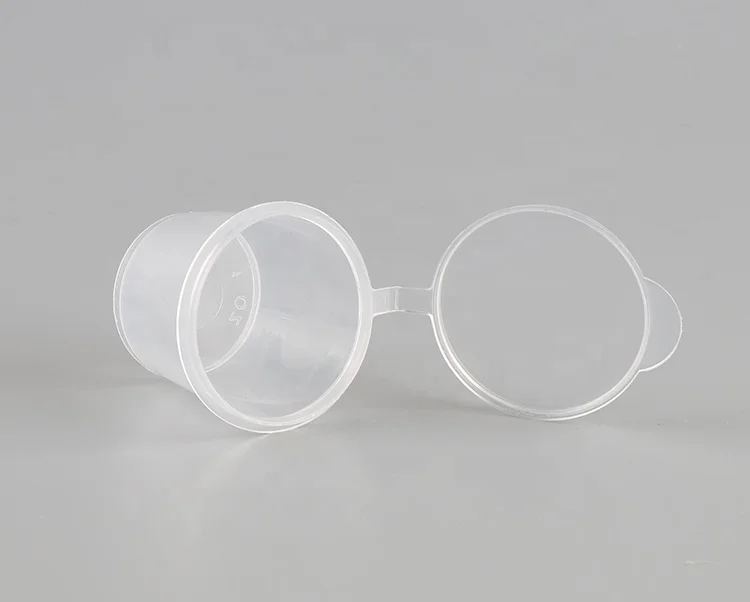 Round OEM 1oz Sauce Cup Transparent Sauce Cup Plastic PP Disposable Sauce Cup With Lid