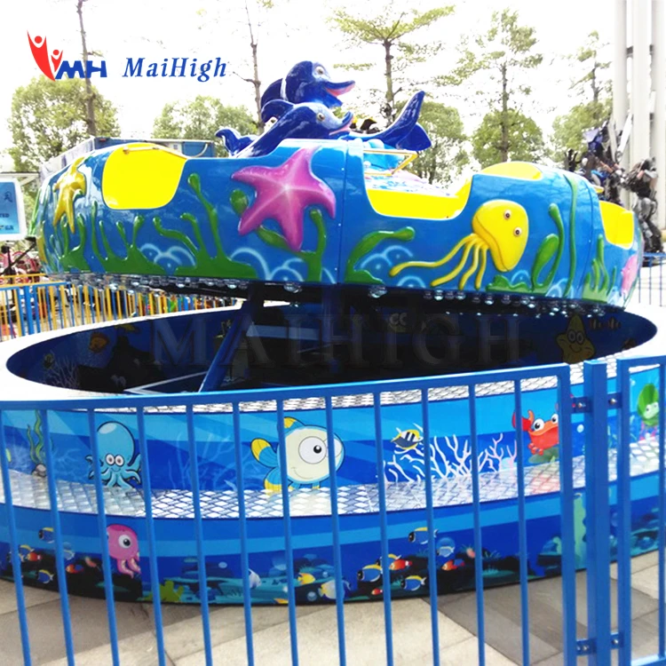 New Outdoor Amusement Park Games Playground Ocean Disc Turntable For Sale