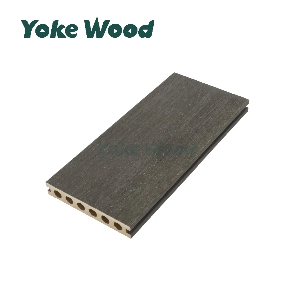 outdoor high quality low price wpc decking floor hollow solid co-extrusion wood plastic composite external