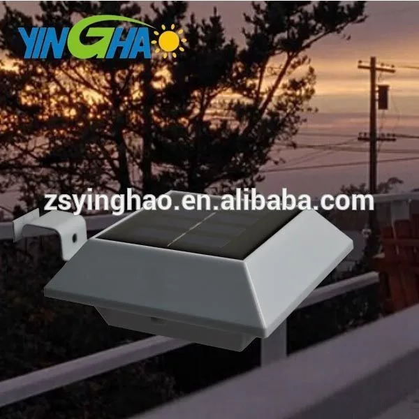 Yinghao железный забор с солнечного света 4 светод.