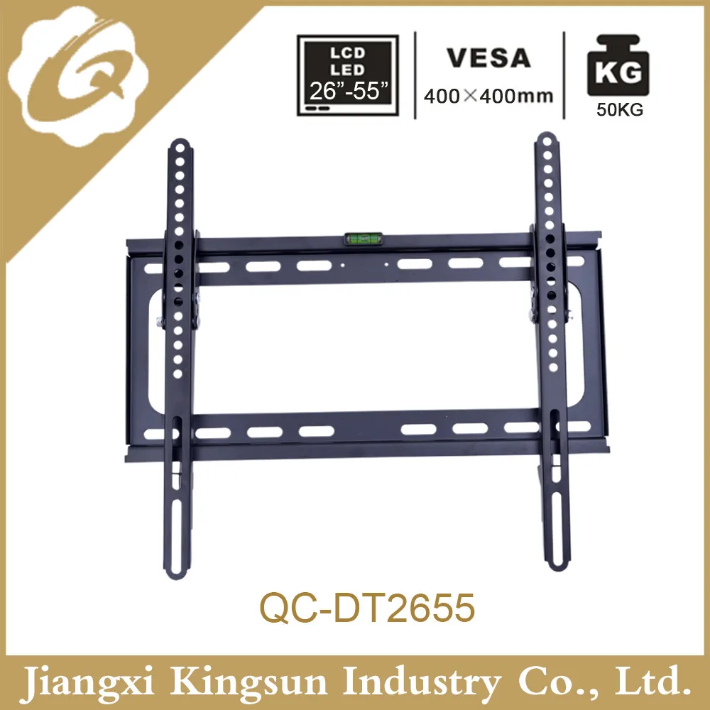 
Hot sell universal -15 degree tilting tv wall mount with bubble level design suit size 26 to 55 inch. 