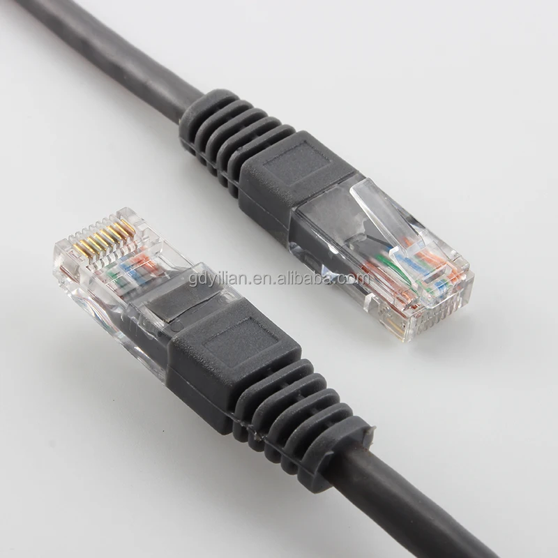 100% чистая медь Cat5e Ethernet-кабель твердый UTP 24AWG неэкранированный прохождение теста ROHS