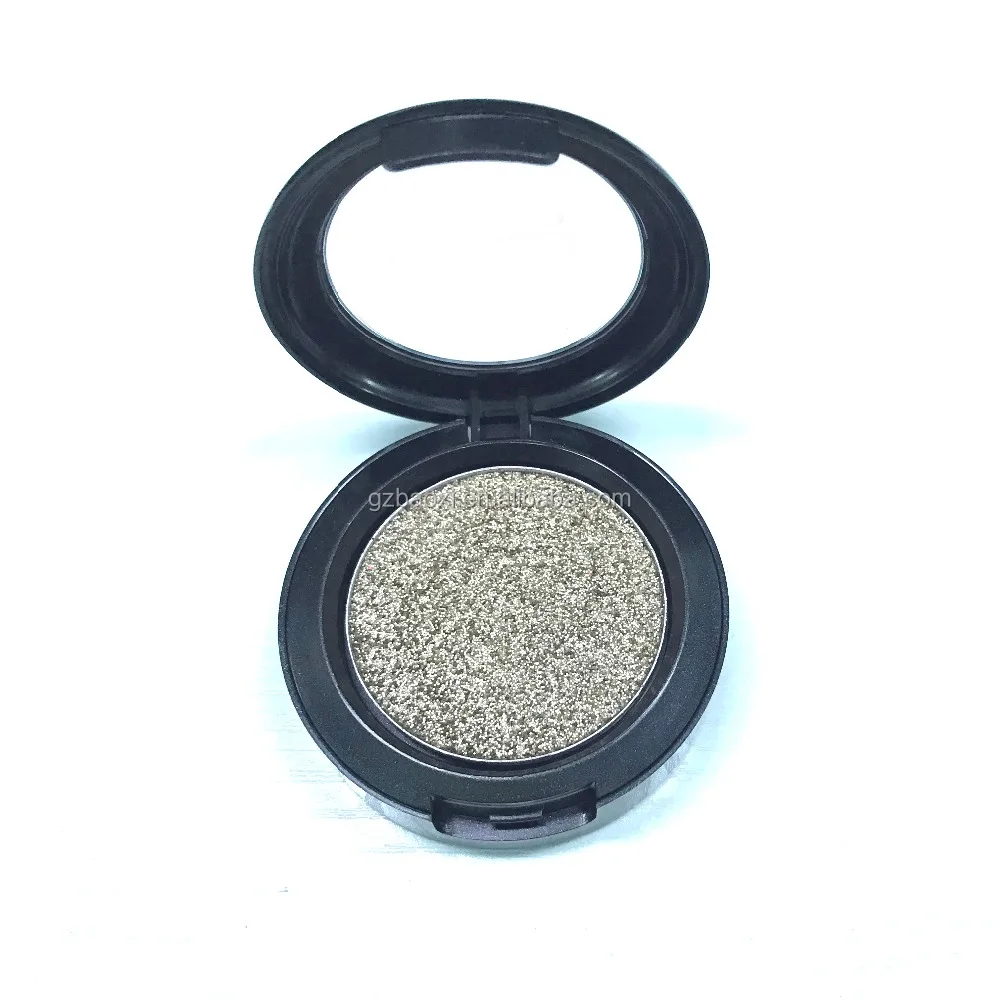 Single pan private label customized logo Metallic Pressed Shimmer Powder glitter eyeshadow