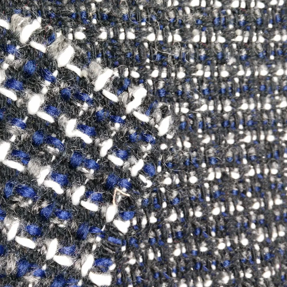 
2019 polyester jacquard dobby herringbone tweed microfiber micro fabric 