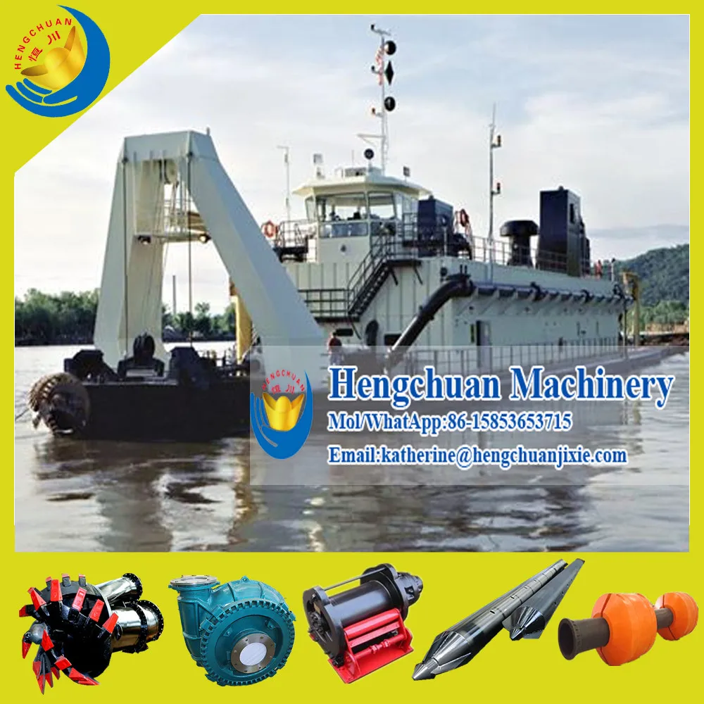 
China Low Price Cutter Suction River Sand Dredger / Sea Dredgeing Machine for Sale 