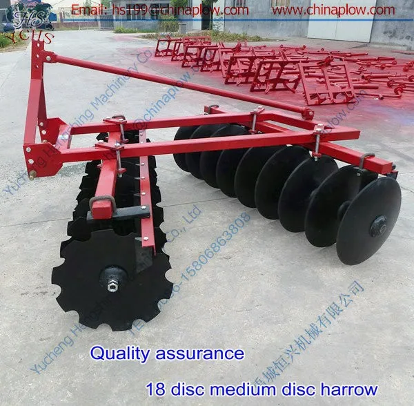 Farm equipment tractor disc harrow / offset middle duty disc harrow China supplier