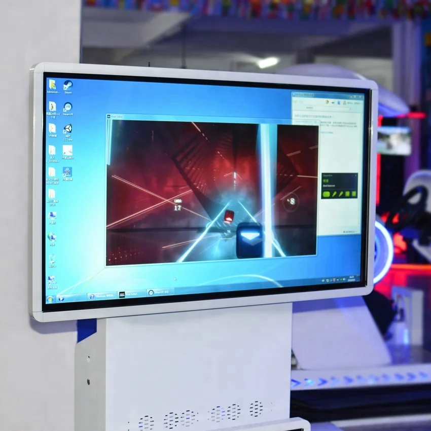 IFun UFO Space VR shooting gaming station with  VR headset/interactive VR simulator