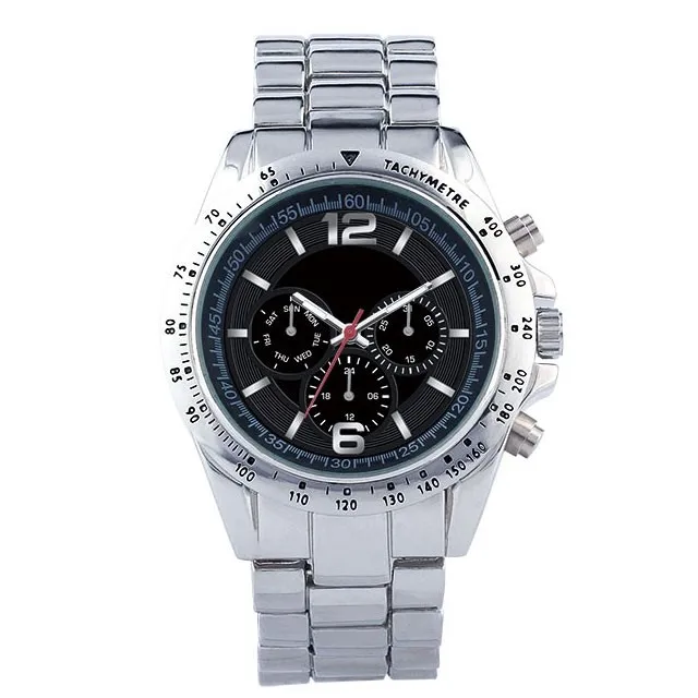 Custom Cheap Analog Chronograph Business Watches Waterproof Mens Watches Stainless Steel