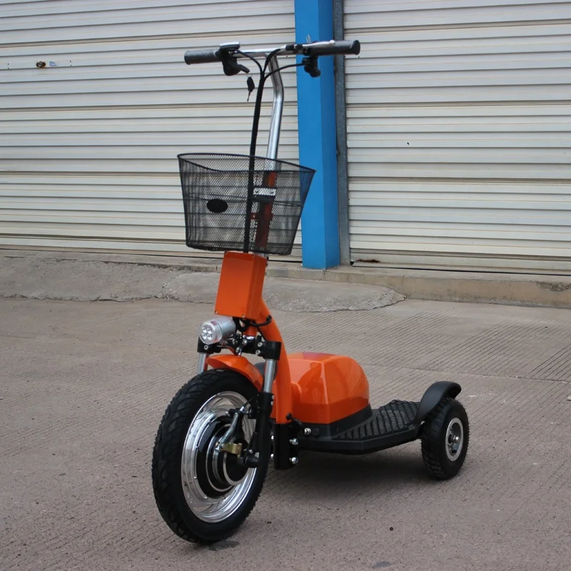Low Price Supply 500w Brushless Motor Mini Electric Scooters 3 Three Wheeler Electric Adult Tricycle E-scooter For Disabled