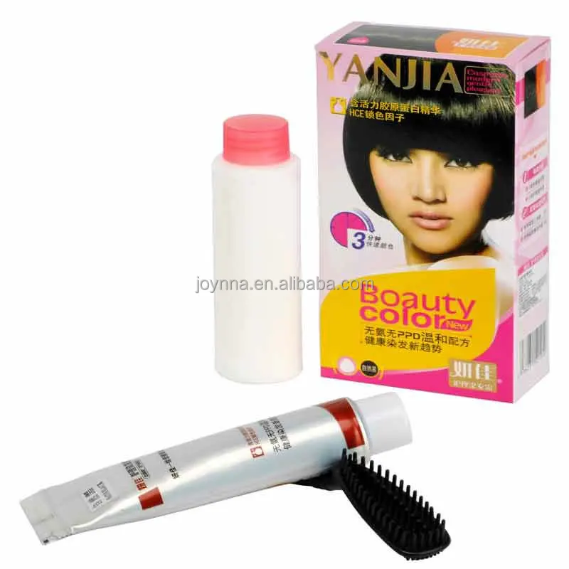 Permanent hair dye cream cover gray hair color herbal hair colors
