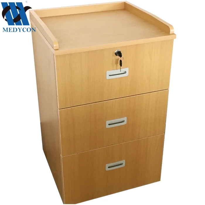 Bedside cabinet for hospital,hospital bedside cabinet MDF